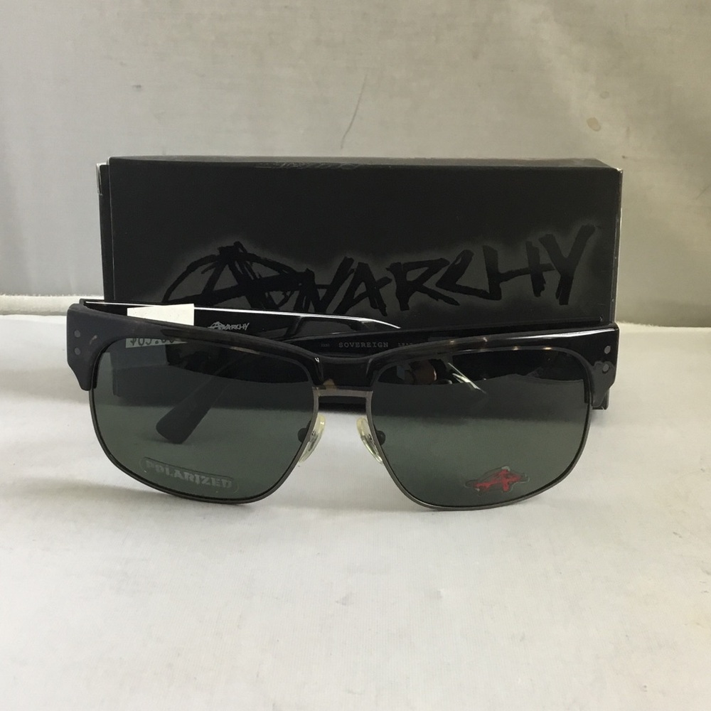 Anarchy Black Polarized Men's Sunglasses